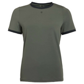Holland Cooper Chiltern Ringer Tee in Dove Grey